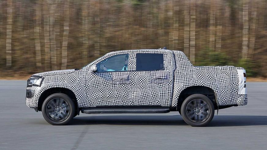 Новый Volkswagen Amarok показали в маскировке