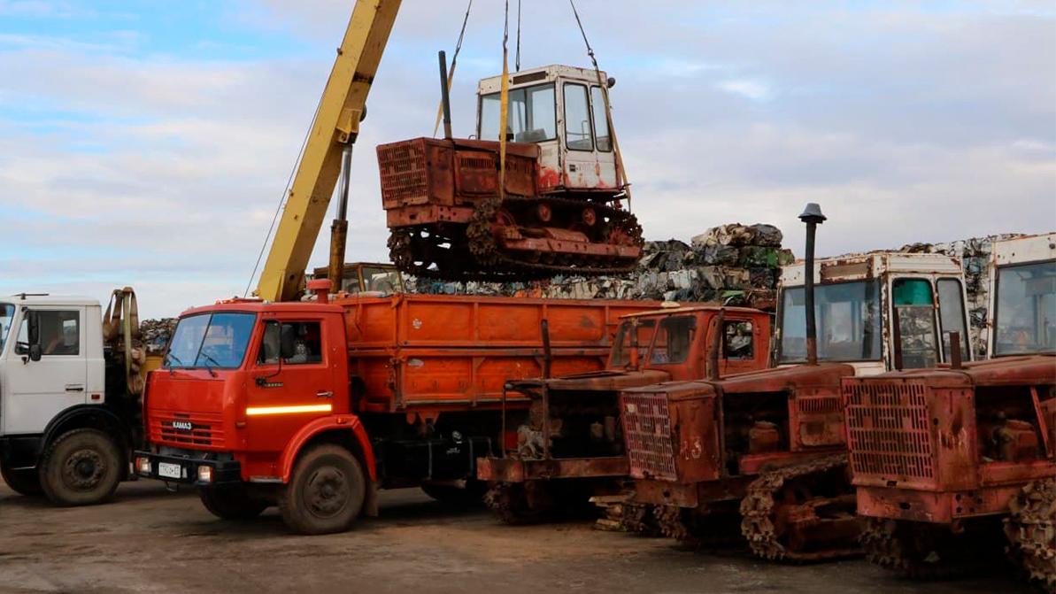 Принимать сельхозтехнику на утилизацию начали в Казахстане