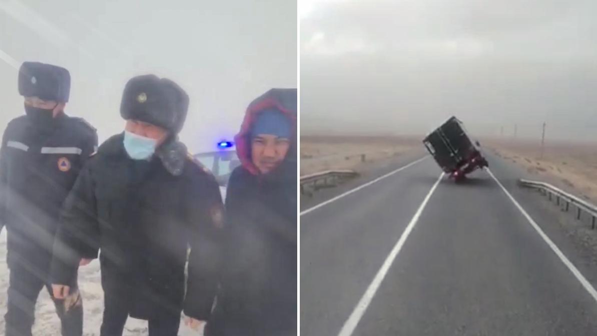 Снегопады и гололедица ожидаются на дорогах не только Южного Казахстана