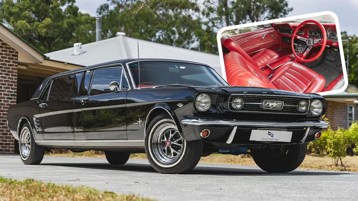 Оң&nbsp;рөлді Ford Mustang лимузині аукционға қатысты