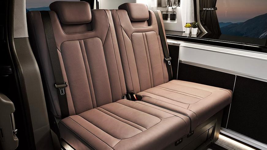 Электрическую Hyundai Staria приспособят для сна и отдыха