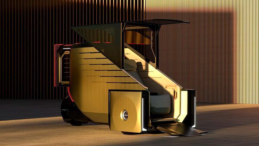 Lexus LS стал роскошным вэном с шестью колёсами