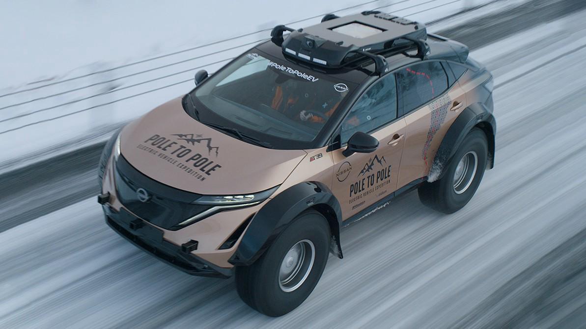 Nissan Ariya Оңтүстік полюске сапар шегеді