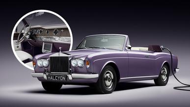 Классический Rolls-Royce Corniche стал роскошным электрокаром