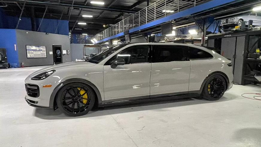 Стретч Porsche Cayenne GT со сдвижными дверьми
