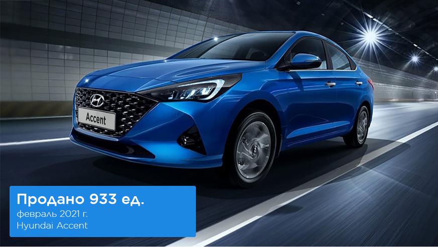 Продажи новых авто в феврале: Hyundai Sonata попала в топ-10