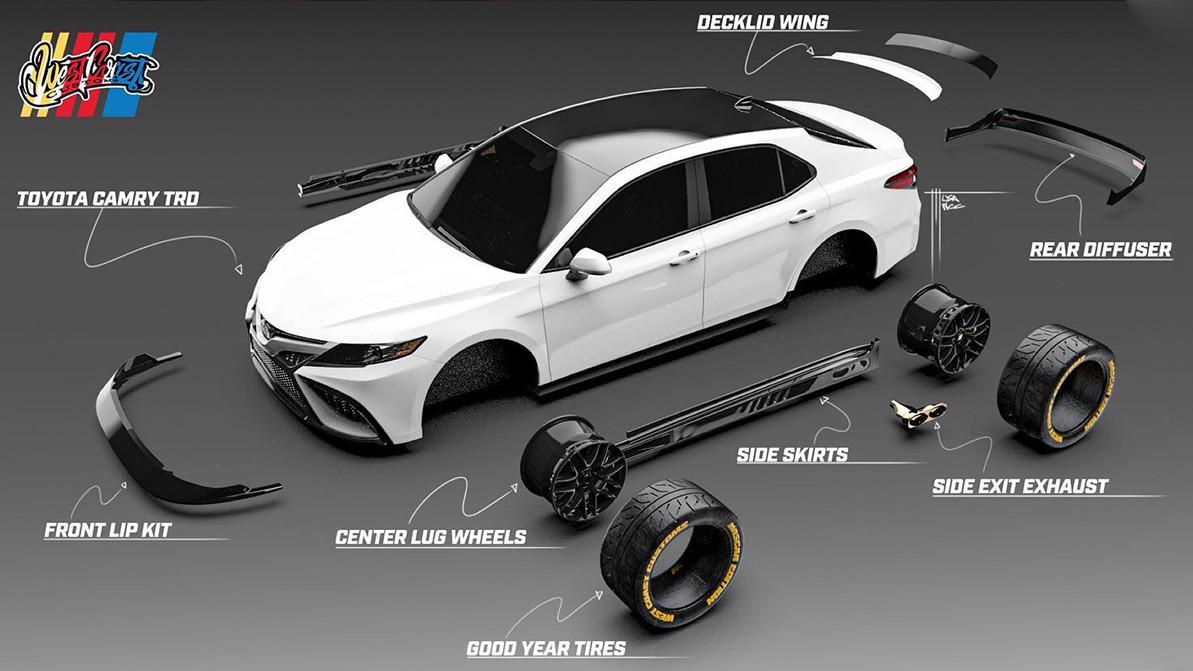 West Coast Customs <nobr>Toyota&nbsp;Camry-ді</nobr> NASCAR стилінде әрлейді
