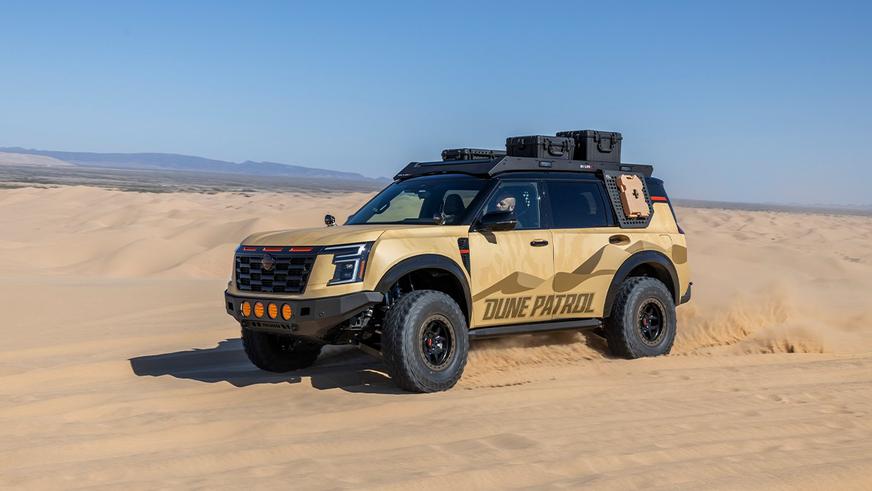 Старый Nissan Patrol оснастили 1000-сильным мотором