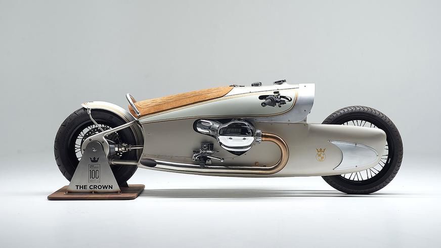 Необычный R18 The Crown построили в честь 100-летия BMW Motorrad