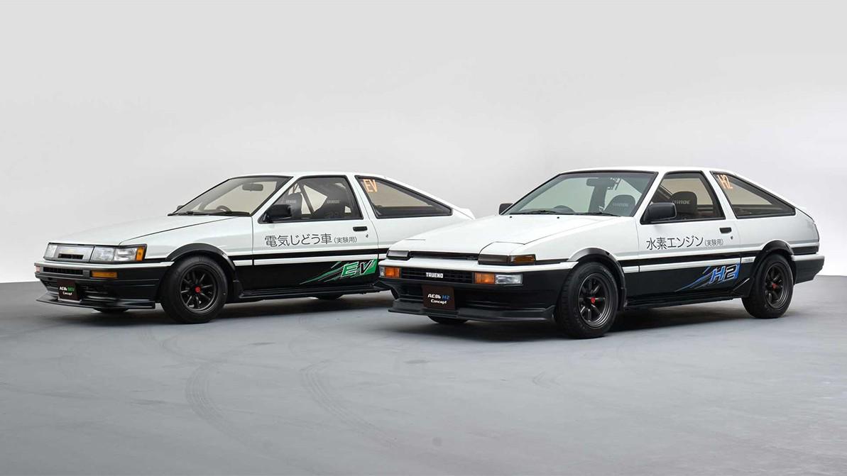 Toyota AE86 базасындағы екі рестомодты таныстырды