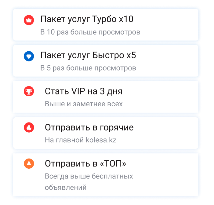 Как быстрее продать авто. Способы продвижения объявлений на Kolesa.kz