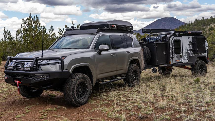 Самый дорогой внедорожник Lexus подготовили к путешествиям по тяжёлому бездорожью