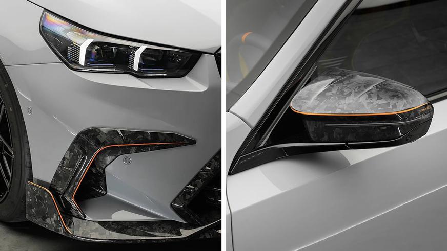 Ателье Mansory форсировало и украсило седан BMW M5 Ателье Mansory форсировало и украсило седан BMW M5