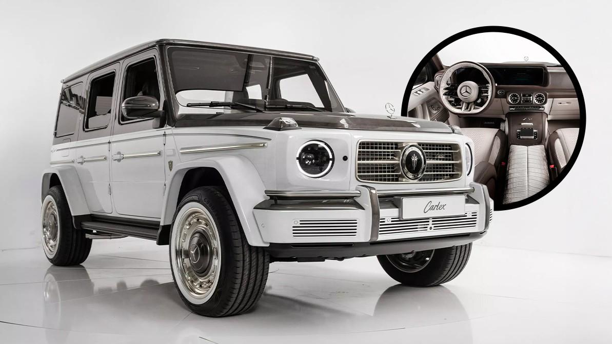 Сверхдорогой «Гелендваген» окрасили алмазной пылью