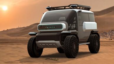 Land Cruiser стиліндегі айда жүретін көлік