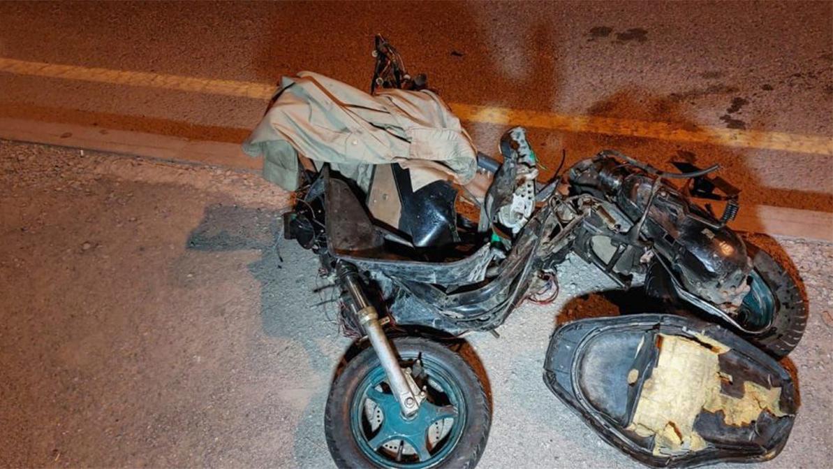 На 60 метров отлетел водитель мопеда после столкновения с BMW в Алматы