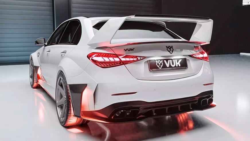 Тюнеры показали Mercedes-AMG C 63 S в стиле 190E Evo II
