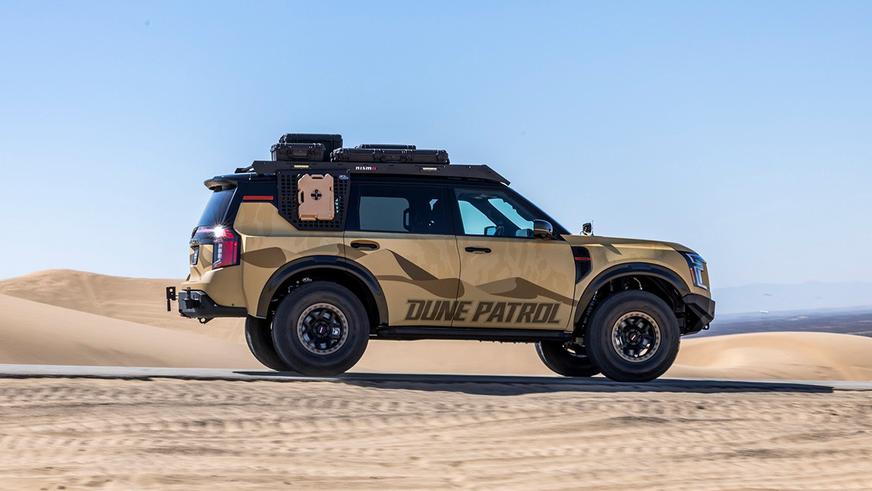 Старый Nissan Patrol оснастили 1000-сильным мотором