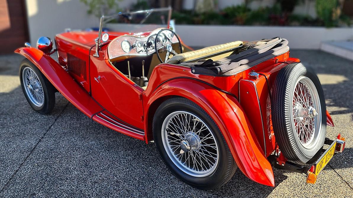 Обнаружен 74-летний родстер MG с пробегом всего 1340 км