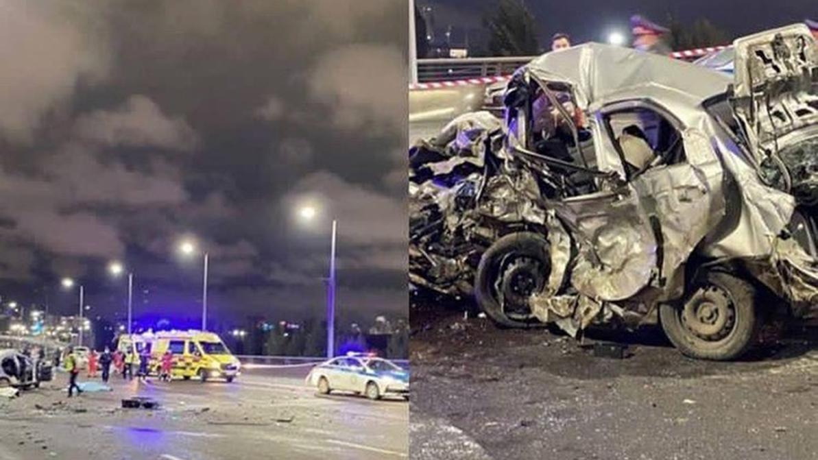 Пять человек погибли в столице в лобовом столкновении на мосту