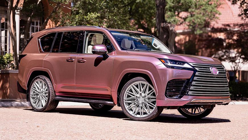 Lexus LX превратили в гламурный маникюрный салон