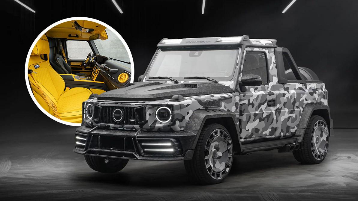 Ателье Mansory сделало из «Гелендвагена» двухместный пикап