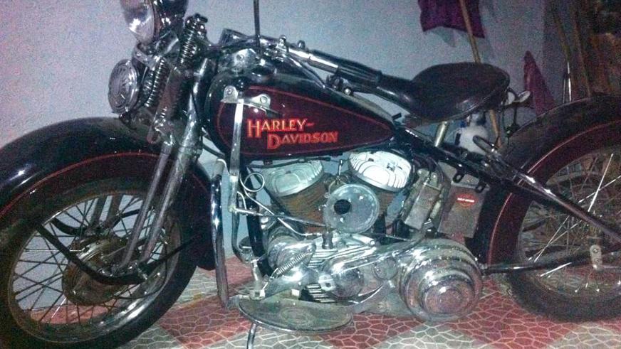 На Kolesa.kz продают 80-летний Harley-Davidson WL