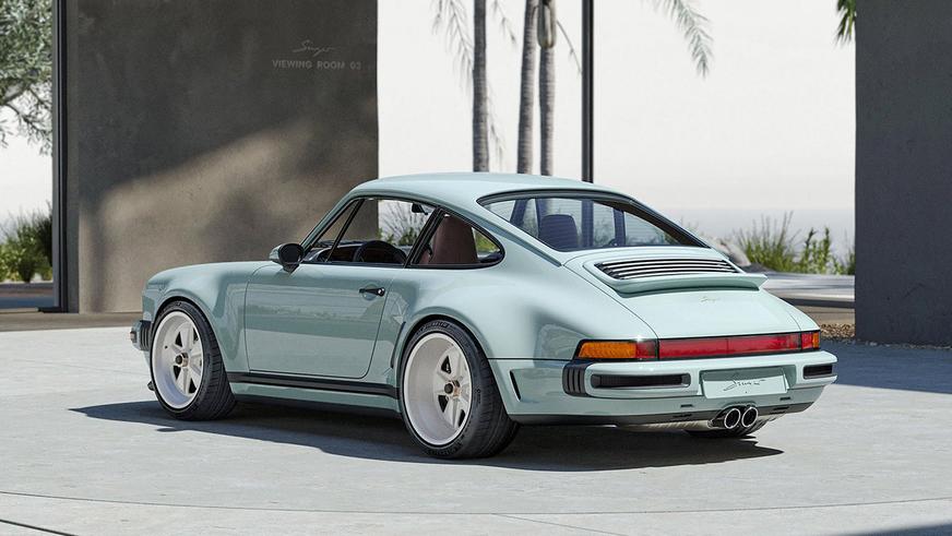 Новый Porsche 911 от Singer получил выдвижные противотуманки