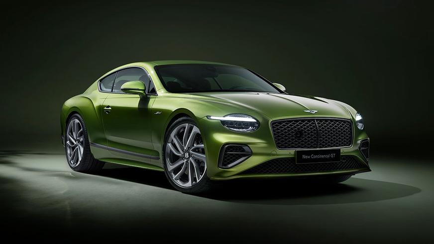 Новый Continental GT стал самым мощным дорожным Bentley в истории