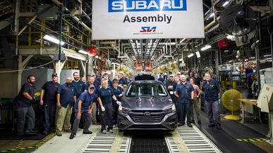 Subaru Legacy отправили на покой