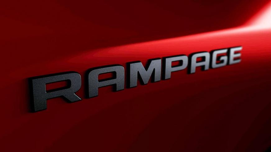 Ram назвала свой маленький пикап Rampage