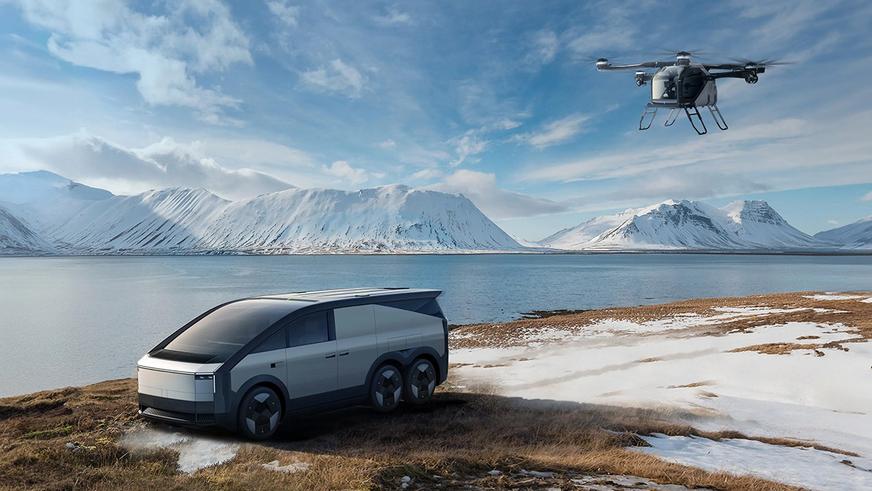 Завод для производства летающих авто запустили в Китае