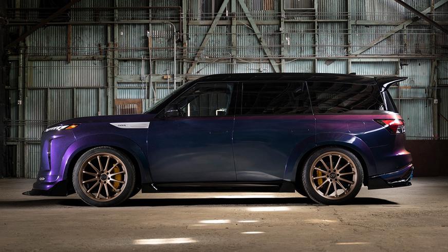 Infiniti установила 1000-сильный двигатель GT-R под капот QX80