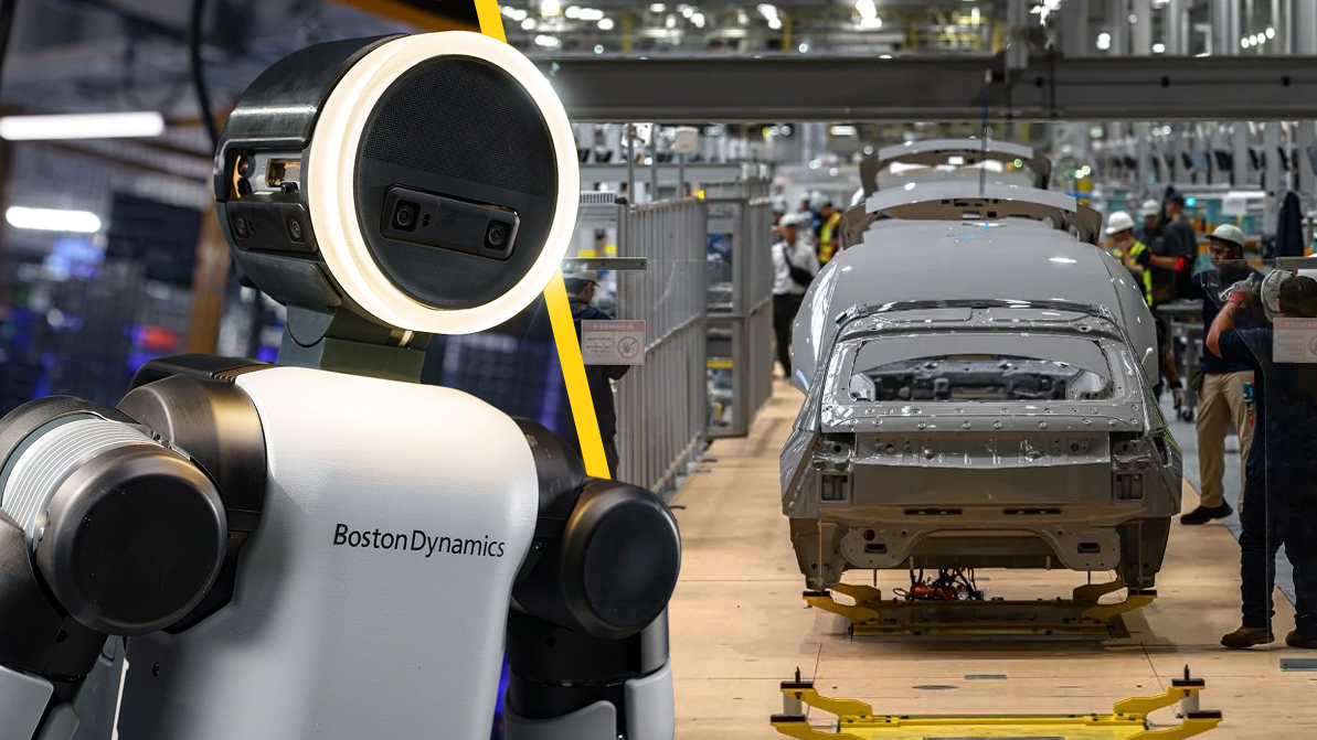 Hyundai зауытында конвейерді роботтар басқарады