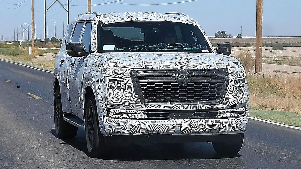 Новый Nissan Patrol засекли на тестах в США