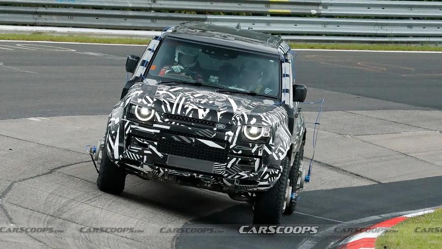 Необычный Land Rover замечен на Нордшляйфе