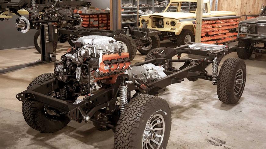 Рестомод Jeep Grang Wagoneer с новым сердцем