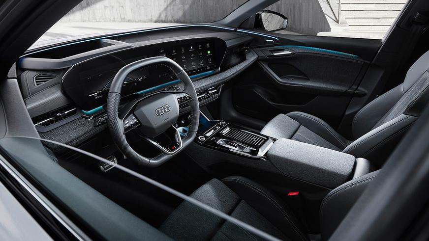 Audi Q6 e-tron получит три экрана на передней панели