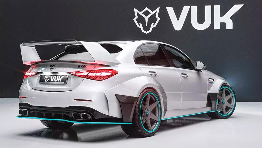 Тюнеры показали Mercedes-AMG C 63 S в стиле 190E Evo II