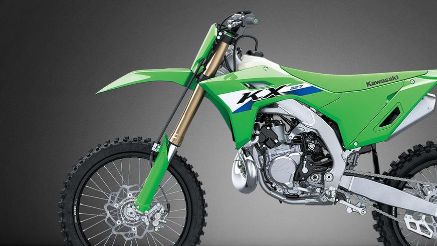 Kawasaki представила 2-тактные мотоциклы KX327 и KX327X
