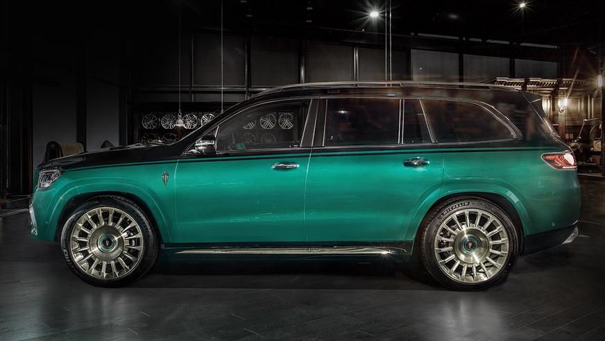 Mercedes GLS в золоте или «мяте»