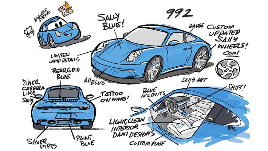 Porsche посвятит спецверсию 911 персонажу из мультфильма