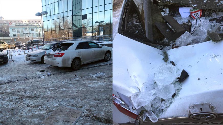 Кто ответит за сосульку, упавшую на машину