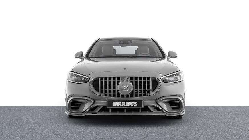 Монохромный Mercedes-Benz S-класса от Brabus: тысяча гибридных «лошадей»