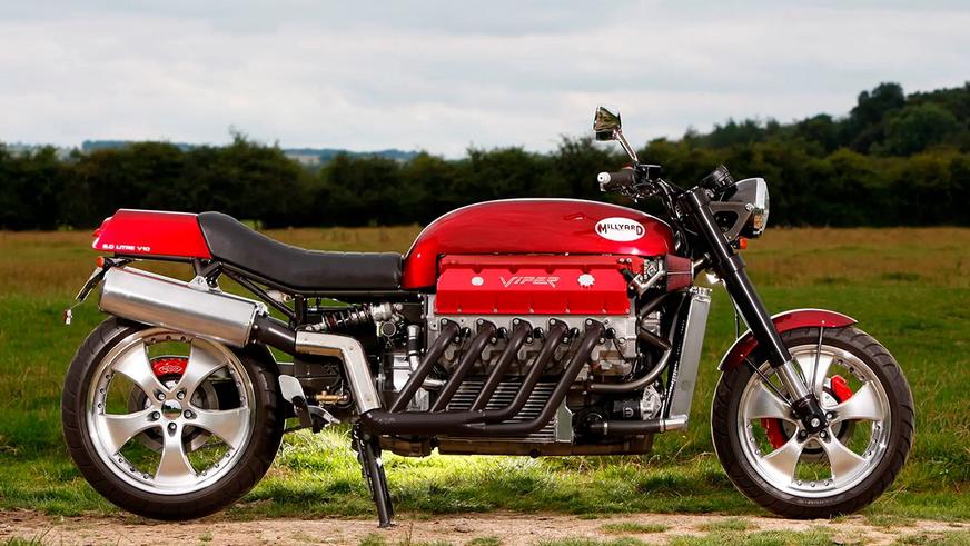 В США построили супербайк вокруг двигателя Ferrari