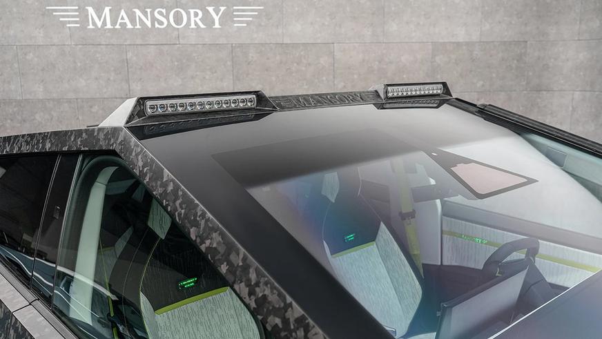 В Mansory построили очень карбоновый Tesla Cybertruck
