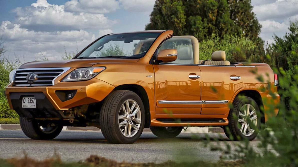 В Эмиратах из Lexus LX сделали кабриолет
