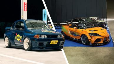 Тар көшеде еркін жүретін Supra мен GT-R