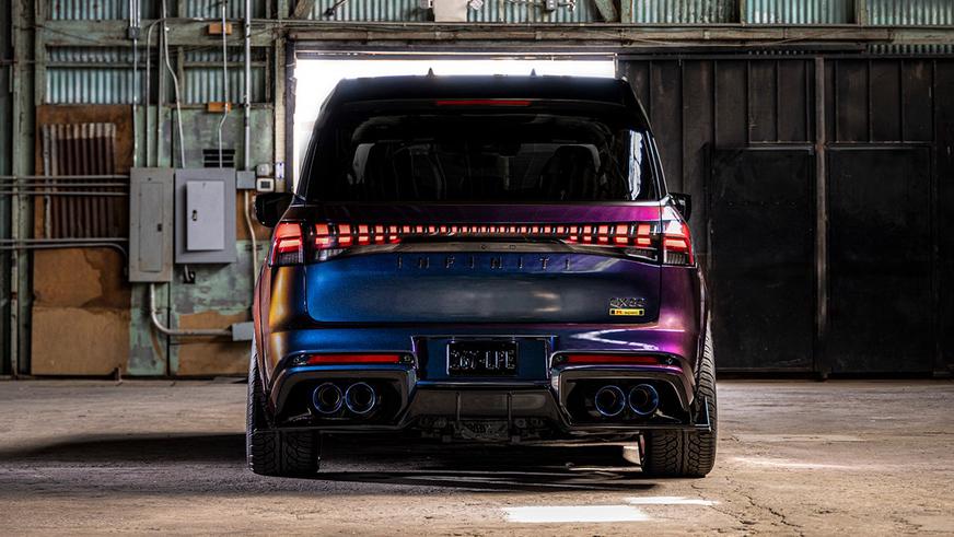 Infiniti установила 1000-сильный двигатель GT-R под капот QX80