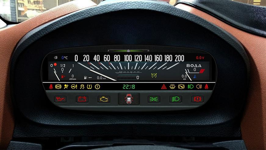 Цифровая приборка для Lada Vesta с классическим дизайном